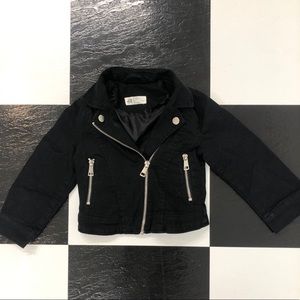 TODDLER TWILL MOTO JACKET
